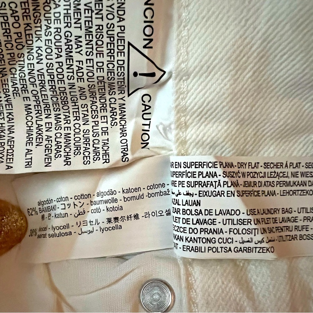 Zara Silver Washed Pants - Picture 4 of 7
